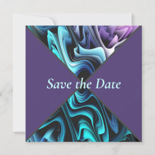 Save The Date Enchantement Coloré Enregistrer La Date