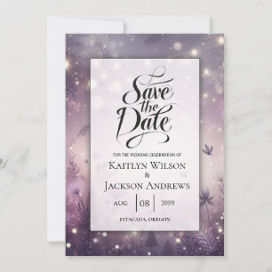 Save The Date Enchantement Starlit dans le Mariage Bloom