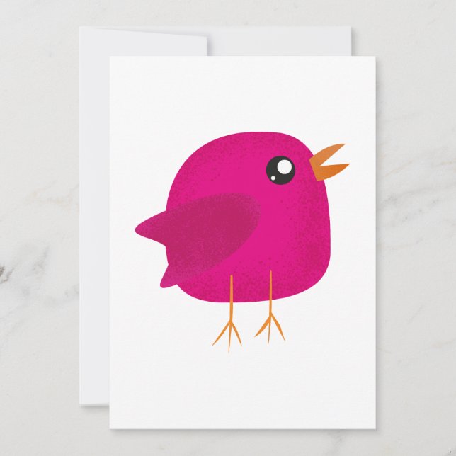 Save The Date Enfants mignonette birdy (Devant)