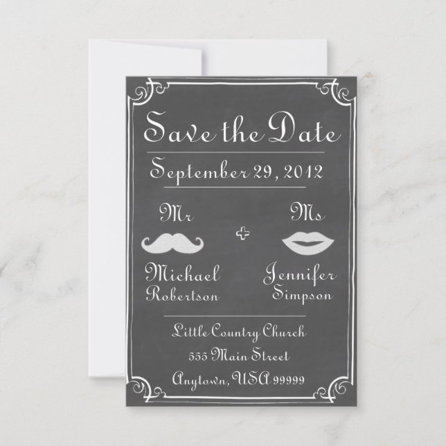 Save The Date Enregistrer la date (Devant)