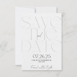 Save The Date Enregistrer la date