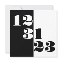 Enregistrer la date 123123 Mariage du réveillon du