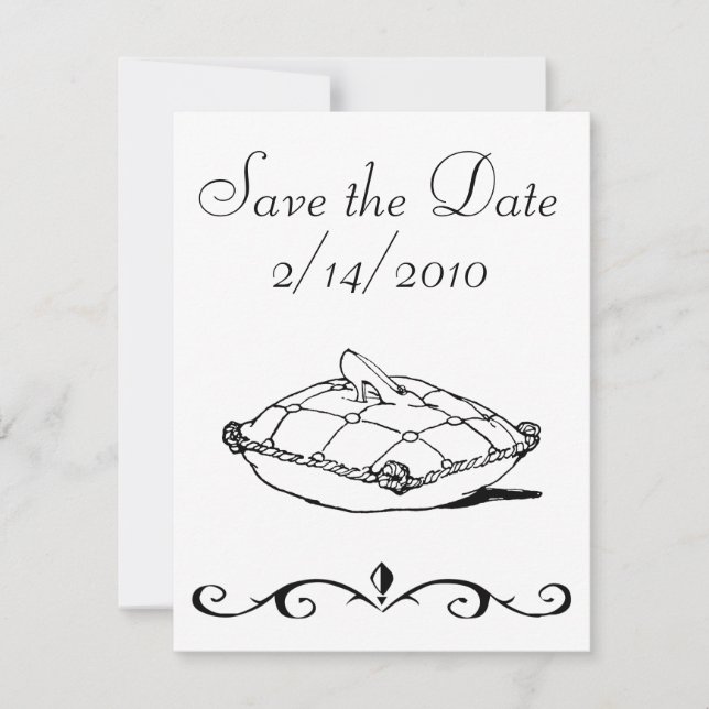 Save The Date Enregistrer la date Cinderella Slipper Art Invitat (Devant)