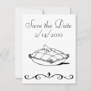 Save The Date Enregistrer la date Cinderella Slipper Art Invitat