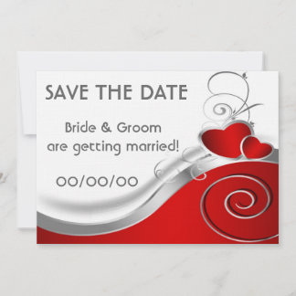 Save The Date Enregistrer La Date : Coeurs