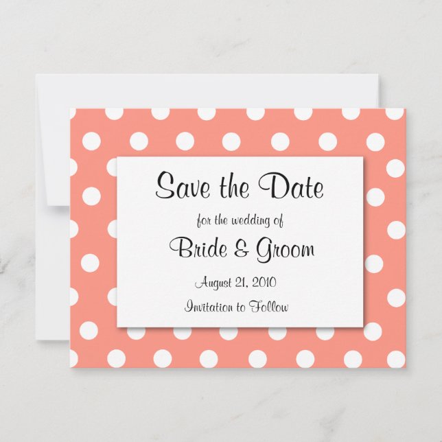 Save The Date Enregistrer La Date (CUSTOMISEZ-LA POUR LA FAIRE V (Devant)