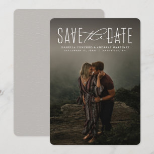 Save The Date Enregistrer la date de type moderne  annonce photo