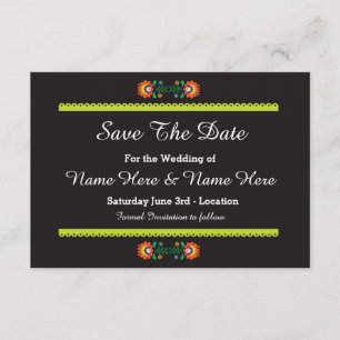 Save The Date Enregistrer La Date Fiesta Mexicaine Mariage Invit
