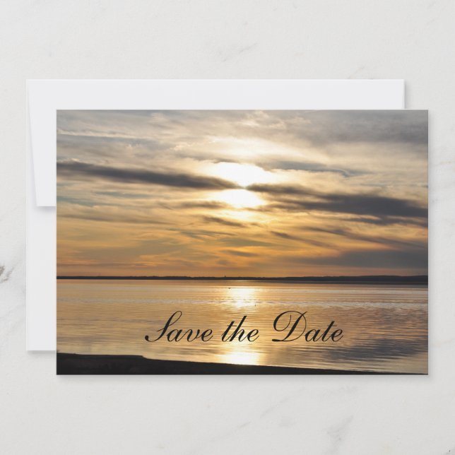 Save The Date Enregistrer la date - mariage d'or (1) (Devant)