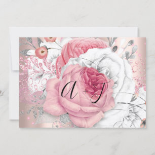 Save The Date Enregistrer la date Mariage mariée Roses rose arge