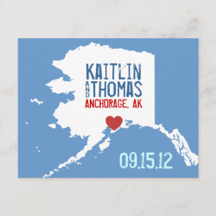 Save The Date Enregistrer la date - Personnalisable - Alaska
