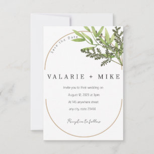 Save The Date Enregistrer la date pour le mariage