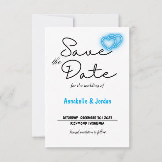 Save The Date Enregistrer la date pour le mariage