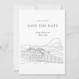 Save The Date Enregistrer la date simple mariage