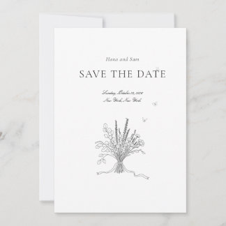 Save The Date Enregistrer la date simple mariage