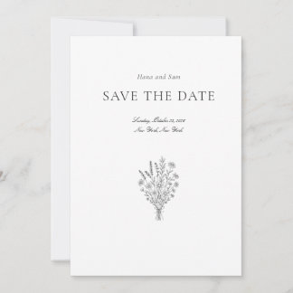 Save The Date Enregistrer la date simple mariage