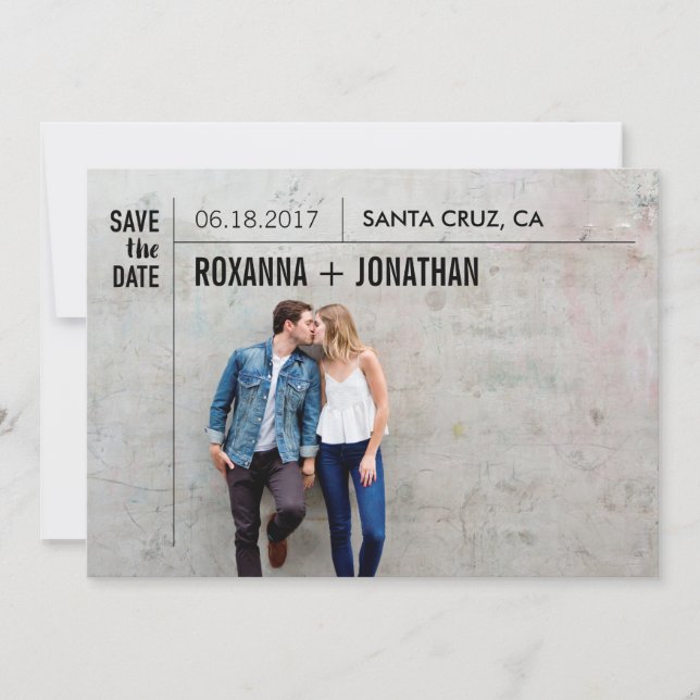 Save The Date Enregistrer La Date - Type Lovers (Devant)