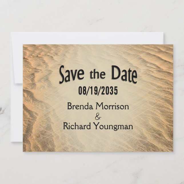 Save The Date Enregistrer la plage de dates (Devant)