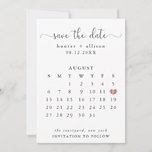 Save The Date Enregistrer Le Calendrier Date