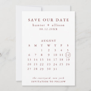 Save The Date Enregistrer Le Calendrier Date