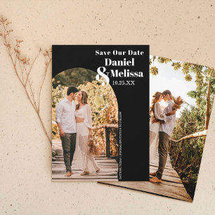 Save The Date Enregistrer notre date Arch Mariage de typographie