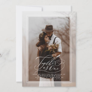 Save The Date Ensemble comme un élégant Enregistrer la photo de 