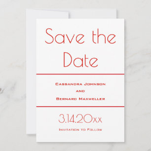 Save The Date Ensemble de Mariages non éloping   Enregistrer la 