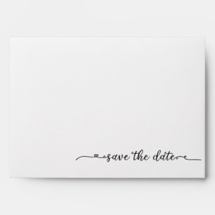 Save the date envelope