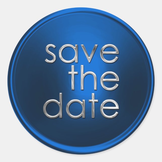 Save the Date Envelope Seal (Front)