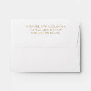Save the date envelopes with return address