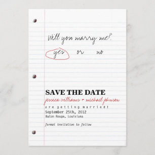 Save The Date Épouses du lycée Enregistrer la date