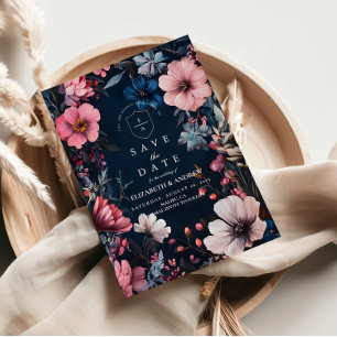 Save The Date esthétique de mariage gothique vintage