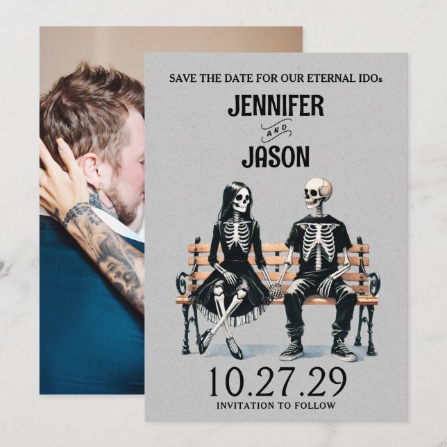 Save The Date Eternal Love Enregistrer la date (Devant / Derrière)