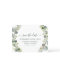 Save the Date Eucalyptus Greenery Succulent