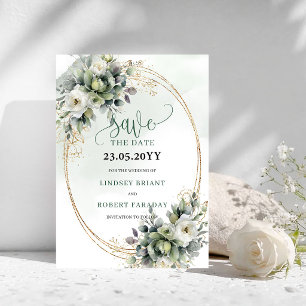 Save The Date Événement à retenir : Eucalyptus verdure vert pous