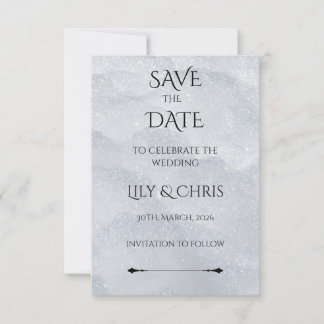 Save The Date Événement à Sauvegarder Éclat Éthéré