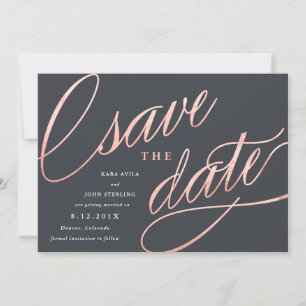 Save The Date Événements uniques modernes de sauvegarde des date