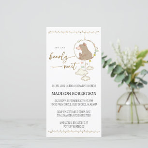 Save The Date Evite nous pouvons attendre Baby shower Digi Invit