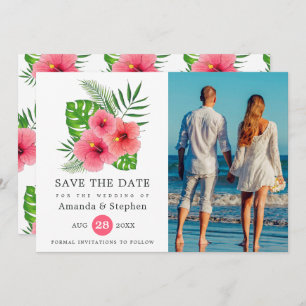 Save The Date Exotic Tropical Beach Mariage photo
