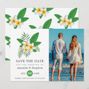 Save The Date Exotic Tropical Beach Mariage photo