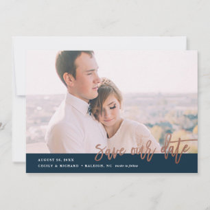 Save The Date Faire part de date de mariage avec calligraphie mo