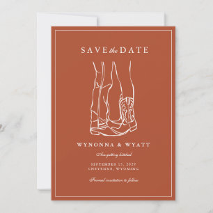 Save The Date Faire part de date de sauvegarde de photo moderne