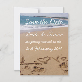 Save The Date Faire part de mariage 'Sauver la date'