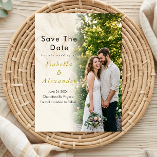 Save The Date Faire part moderne de date de sauvegarde éditorial