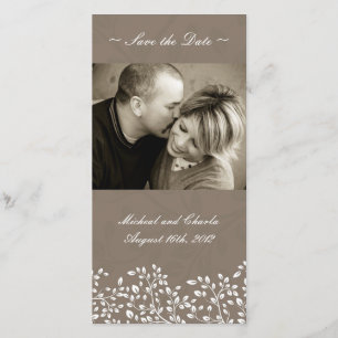 Save The Date Faites gagner la date épousant Photocard (4x8)