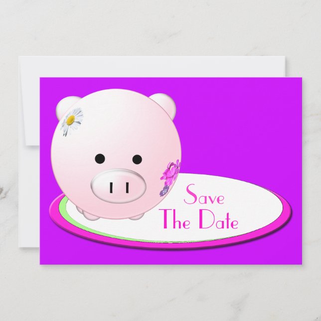 Save The Date Fête d'anniversaire (Devant)