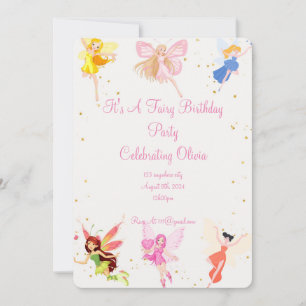 SAVE THE DATE FÊTE D'ANNIVERSAIRE POUR LES FILLES