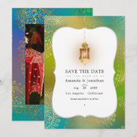 Feuille d'Or Mariage Arabe Bollywood Photo Enregis