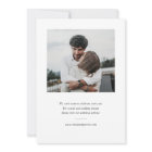 Fiançailles photo simple moderne personnalisé deux