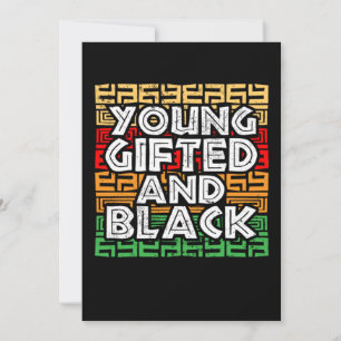Save The Date Fierté Africaine Histoire Noire Jeune Cadeau Et No